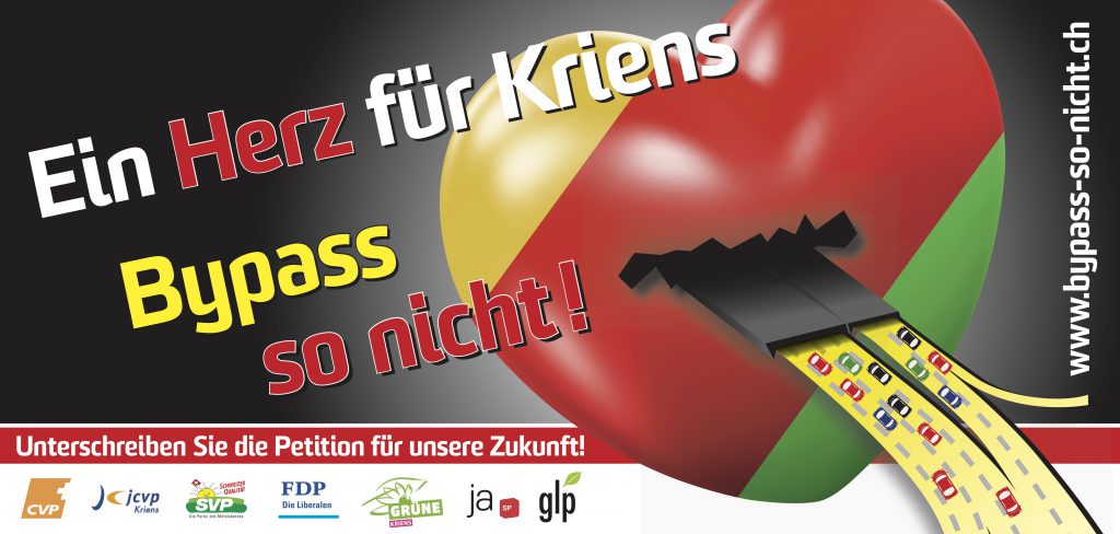 Plakat "Bypass - So nicht!"