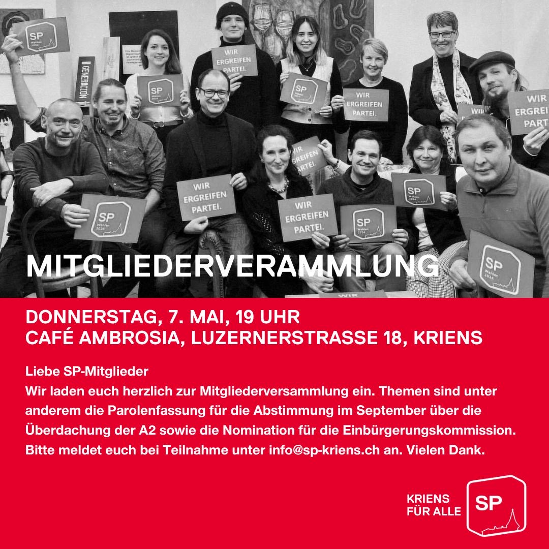Mitgliederversammlung