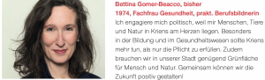 Bettina Gomer-Beacco (bisher)